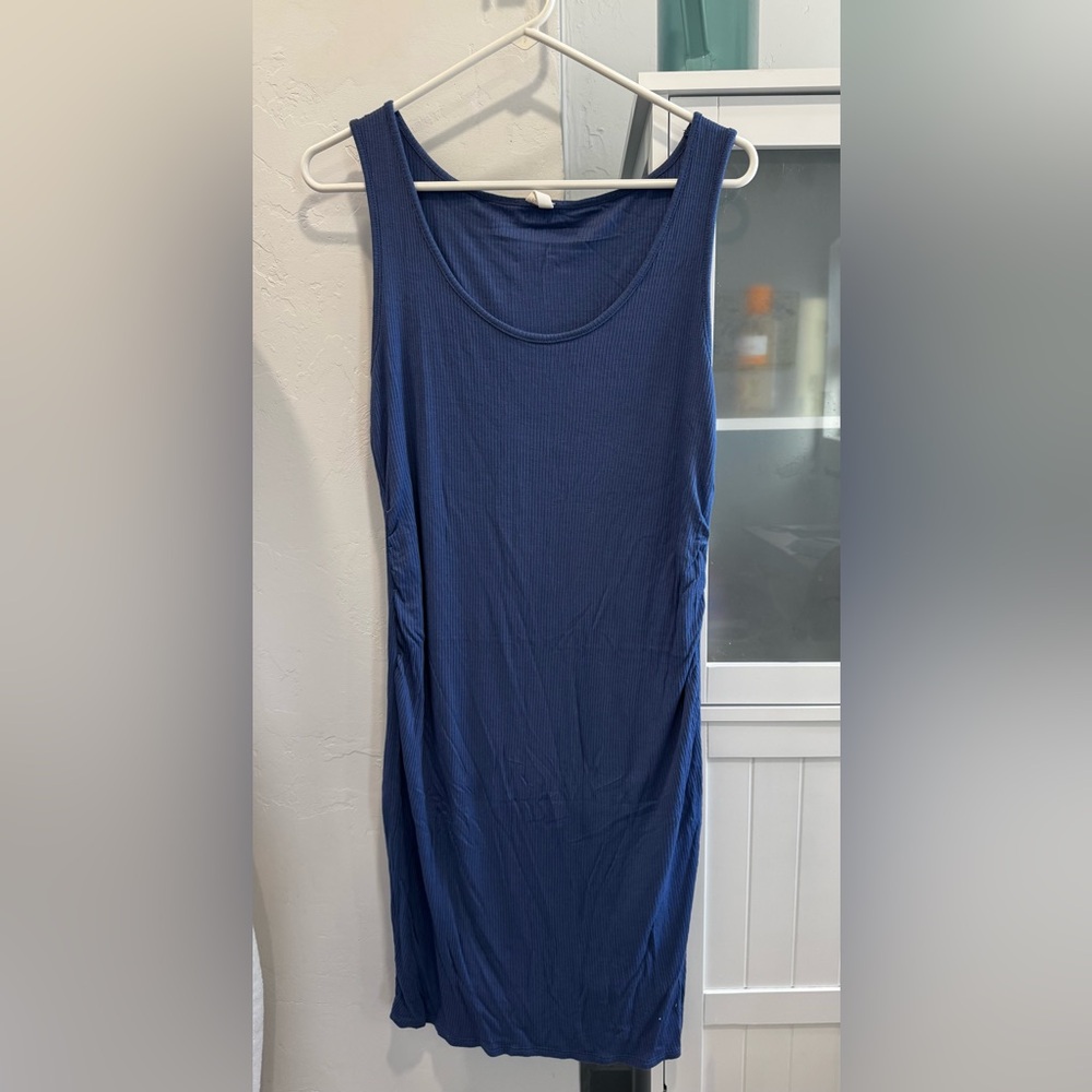 Pinkblush Navy Blue maternity dress